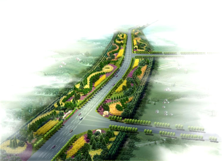 內蒙古烏蘭察布集寧區(qū)道路景觀設計